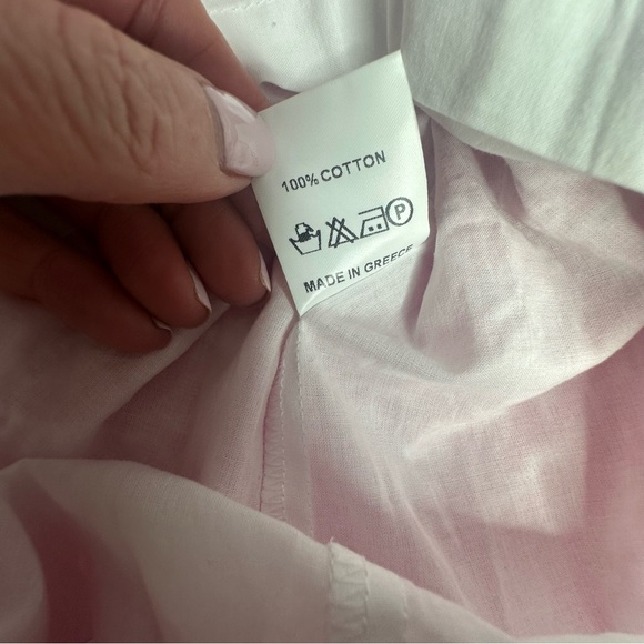 NWT Kasia x Anthropologie Pink Embroidered Off-The-Shoulder Bell Sleeve Top xs - Picture 12 of 14